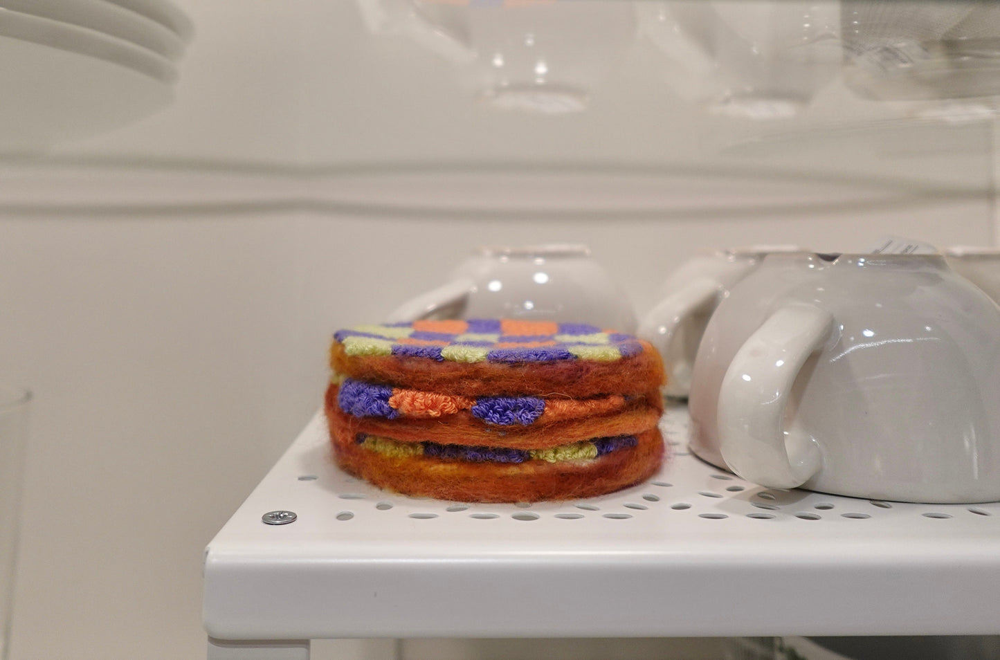 ysaye (eee-za-ee) mug rugs