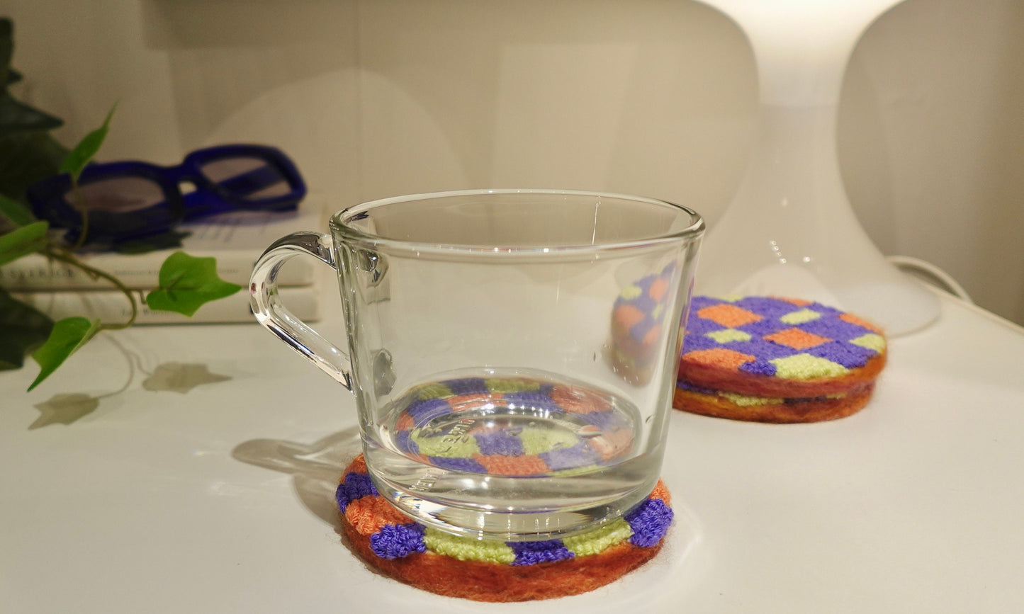 ysaye (eee-za-ee) mug rugs